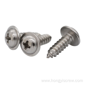 Cross Recessed Round Pan Washer Head Tapping Screws